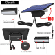 Lampe Murale Solaire 2 En 1 À Tirette 60 LED Pour Cour Et Jardin Lumière Chaude IP65 Autonomie 6 À 10 Heures - www.yonis-shop...
