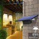 Lampe Murale Solaire 2 En 1 À Tirette 60 LED Pour Cour Et Jardin Lumière Chaude IP65 Autonomie 6 À 10 Heures - www.yonis-shop...