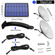 Lampe Solaire Paysagère 2 En 1 Pour Jardin Et Allée 32 LED Rétro IP65 Autonomie 6 À 10 Heures - www.yonis-shop.com