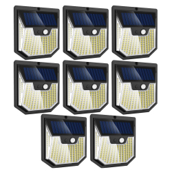 Lampe Murale Solaire Extérieure À Détecteur De Mouvement 159 LED IP44 Lumière Froide 6500K