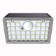 Lampe Murale Solaire À Détection Avec Éclairage Bicolore IP65 39 LED Recharge Solaire Ou Secteur Pour Cour Garage Et Couloir ...