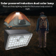 Lampe Murale Solaire À Détection Avec Éclairage Bicolore IP65 39 LED Recharge Solaire Ou Secteur Pour Cour Garage Et Couloir ...
