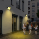 Lampe Murale Solaire À Détection Avec Éclairage Bicolore IP65 39 LED Recharge Solaire Ou Secteur Pour Cour Garage Et Couloir ...