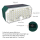 Applique Murale Solaire LED À Détection Pour Cour Garage Et Couloir IP65 76 LED Double Couleur 3 Modes - www.yonis-shop.com