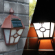 Lampe Murale Solaire LED Hexagonale Extérieure Avec Capteur De Lumière Batterie 600 mAh Et Boîtier ABS - www.yonis-shop.com