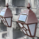 Lampe Murale Solaire LED Hexagonale Extérieure Avec Capteur De Lumière Batterie 600 mAh Et Boîtier ABS - www.yonis-shop.com