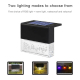 Lot De 4 Lampes Solaires LED Pour Terrasse Jardin Et Mur IP55 RGB Lumière Chaude Avec Allumage Automatique - www.yonis-shop.com