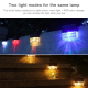 Lot De 4 Lampes Solaires LED Pour Terrasse Jardin Et Mur IP55 RGB Lumière Chaude Avec Allumage Automatique - www.yonis-shop.com