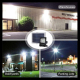 Projecteur LED Solaire 150W Pour Éclairage Extérieur Étanche IP66 176 LED SMD Avec Télécommande Et Minuterie - www.yonis-shop...