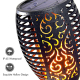 Lampe Solaire À Flamme 96 LED Pour Jardin Extérieur 350 lm Étanchéité IP65 Autonomie 8 À 10 h - www.yonis-shop.com