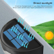 Lampe Solaire Pour Clôture Extérieure 6 LED Lumière Blanche En Forme De Goutte IP65 Autonomie De Plus De 10 Heures - www.yoni...