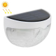 Lampe Solaire Pour Clôture Extérieure 6 LED Lumière Blanche En Forme De Goutte IP65 Autonomie De Plus De 10 Heures - www.yoni...