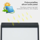 Lampe Solaire Murale Pour Numéro De Maison Étanche À 10 LED Avec Allumage Automatique Autonomie 6 À 9 Heures 6000 K - www.yon...