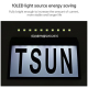 Lampe Solaire Murale Pour Numéro De Maison Étanche À 10 LED Avec Allumage Automatique Autonomie 6 À 9 Heures 6000 K - www.yon...