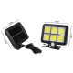 Lampe Murale Solaire Extérieure Avec Détecteur De Mouvement Panneau Solaire Séparé IP65 Autonomie Supérieure À 10 Heures - ww...
