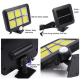 Lampe Murale Solaire Extérieure Avec Détecteur De Mouvement Panneau Solaire Séparé IP65 Autonomie Supérieure À 10 Heures - ww...