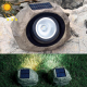Projecteur Solaire LED Effet Pierre Pour Jardin Étanche IP65 À Allumage Automatique 8 Heures