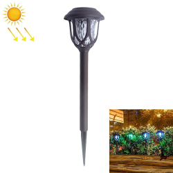 Lampe De Jardin Solaire LED Décorative IP65 À Lumière Blanche Avec Autonomie De 8 Heures