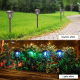 Lampe De Jardin Solaire LED Décorative IP65 À Lumière Blanche Avec Autonomie De 8 Heures - www.yonis-shop.com