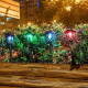 Lampe De Jardin Solaire LED Décorative IP65 À Lumière Blanche Avec Autonomie De 8 Heures - www.yonis-shop.com