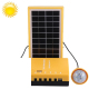Kit Solaire Portable Rechargeable Pour Éclairage LED Et Recharge Avec Ampoules Batterie Intégrée Et Support TF - www.yonis-sh...