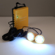Kit Solaire Portable Rechargeable Pour Éclairage LED Et Recharge Avec Ampoules Batterie Intégrée Et Support TF - www.yonis-sh...