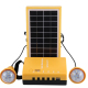 Kit Solaire Portable Rechargeable Pour Éclairage LED Et Recharge Avec Ampoules Batterie Intégrée Et Support TF - www.yonis-sh...