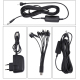 Kit Solaire Portable Rechargeable Pour Éclairage LED Et Recharge Avec Ampoules Batterie Intégrée Et Support TF - www.yonis-sh...