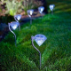 Lampes Solaires LED Pour Jardin Et Allée 4 Pièces Décor Diamant IP44 Autonomie De Plus De 10 Heures en soirée - www.yonis-sho...