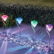 Lampes Solaires LED Pour Jardin Et Allée 4 Pièces Décor Diamant IP44 Autonomie De Plus De 10 Heures en soirée - www.yonis-sho...