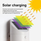 Lampe Murale LED Solaire Extérieure Avec Détecteur De Mouvement Sans Câblage Portée 4 Mètres Autonomie 8 À 10 Heures - www.yo...