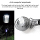 Lampe Solaire Anti Moustiques Pour Jardin À Éclairage Blanc Et Violet IP44 Avec 6 À 10 Heures D’Autonomie - www.yonis-shop.com