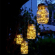 Bouchon Solaire Pour Bouteille Avec 20 LED Blancs Éclairage Automatique Jour Nuit Jardin Corps De Bouteille Non Inclus - www....