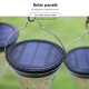 Lampe Solaire Suspendue Pour Jardin IP55 Éclairage Blanc Chaud 3 Modes 8 À 10 Heures D’Autonomie - www.yonis-shop.com