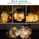 Lampe Bouteille Solaire Suspendue En Verre Pour Jardin IP55 20 LED Blanc Chaud Allumage Automatique Autonomie 6 À 8 Heures - ...