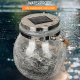 Lampe Bouteille Solaire Suspendue En Verre Pour Jardin IP55 20 LED Blanc Chaud Allumage Automatique Autonomie 6 À 8 Heures - ...