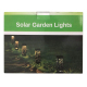 Lampe Solaire De Jardin Extérieur À Motif Ajouré Blanc Chaud IP55 Dimensions 2.32 X 2.32 X 11 Pouces - www.yonis-shop.com