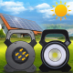 Lampe De Travail LED COB 10 W Rechargeable Avec Panneau Solaire Et Batterie Externe Pour Camping - www.yonis-shop.com