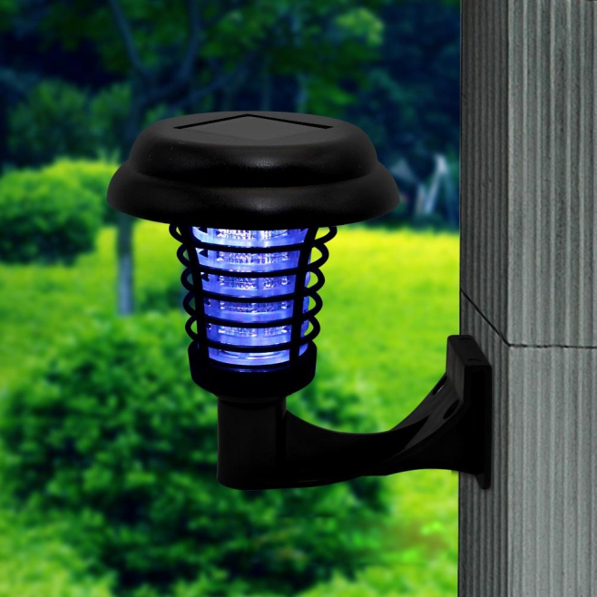 Lampe Anti Moustiques Solaire UV Pour Extérieur Piège À Insectes Sans Produits Chimiques Autonomie 8 Heures - www.yonis-shop.com