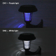 Lampe Anti Moustiques Solaire UV Pour Extérieur Piège À Insectes Sans Produits Chimiques Autonomie 8 Heures - www.yonis-shop.com