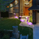Lampes Solaires De Jardin Flamants Roses LED Lot De 3 Étanches IP45 Autonomie 24 H Sans Câblage - www.yonis-shop.com