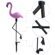 Lampes Solaires De Jardin Flamants Roses LED Lot De 3 Étanches IP45 Autonomie 24 H Sans Câblage - www.yonis-shop.com