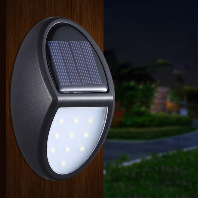 Applique Murale Solaire Extérieure 10 LEDs SMD 2835 IP65 À Angle Réglable Allumage Automatique - www.yonis-shop.com