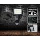 Projecteur Solaire Extérieur À Détecteur De Mouvement 60 LED Détection 180° Portée 15 M Temporisation 4 À 180 S - www.yonis-s...