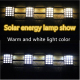 Lampe Murale Solaire Extérieure IP65 Avec Allumage Automatique 8 À 10 Heures Pour Jardin Cour Escalier Et Clôture - www.yonis...