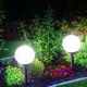 Lampes Solaires De Jardin Extérieures Étanches 2 Pièces Lumière Blanche Éclairage 8 H