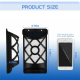 Lampe Murale Solaire Effet Flamme Pour Jardin 66 LED Ambre Batterie Lithium 2000 mAh Éclairage 8 H - www.yonis-shop.com