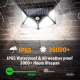 Lampe Murale Solaire Extérieure 100 LED Avec Détecteur De Mouvement Étanche Pour Balcon Et Jardin 3 Modes - www.yonis-shop.com
