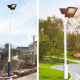 Lampadaire Solaire LED Extérieur 204 LED IP65 Avec Télécommande Panneau Solaire 25 W Batterie 24000 mAh - www.yonis-shop.com