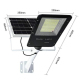 Lampadaire Solaire LED Extérieur 204 LED IP65 Avec Télécommande Panneau Solaire 25 W Batterie 24000 mAh - www.yonis-shop.com